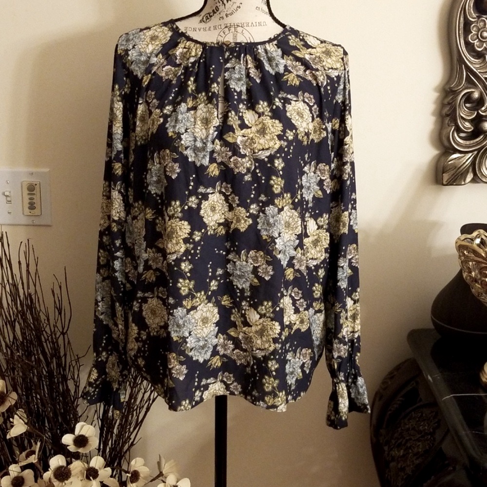 Floral Long Sleeve Blouse